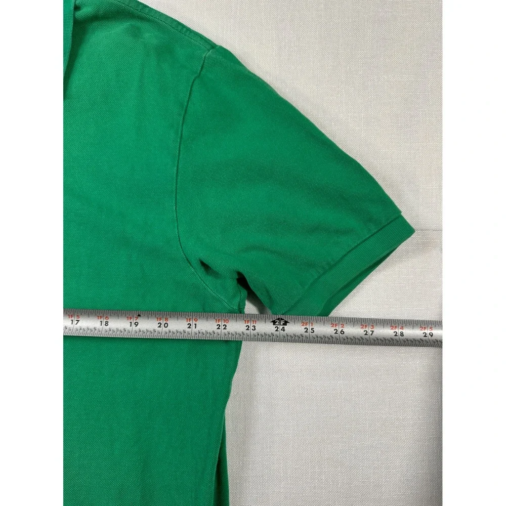 Polo Ralph Lauren Mens XL Kelly Green Short Sleeve Mesh Cotton‎ Polo Shirt Pony